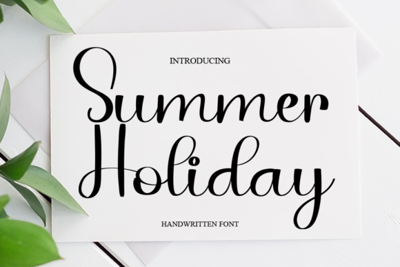 Summer Holiday Font