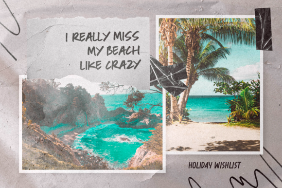 Summer Journal Font Poster 12