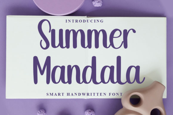 Summer Mandala Font Poster 1