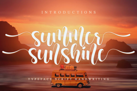 Summer Sunshine Font Poster 1