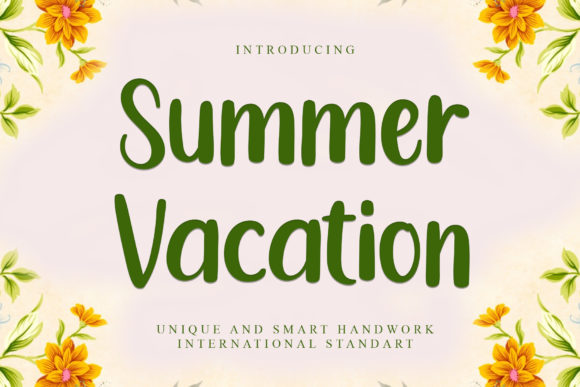 Summer Vacation Font
