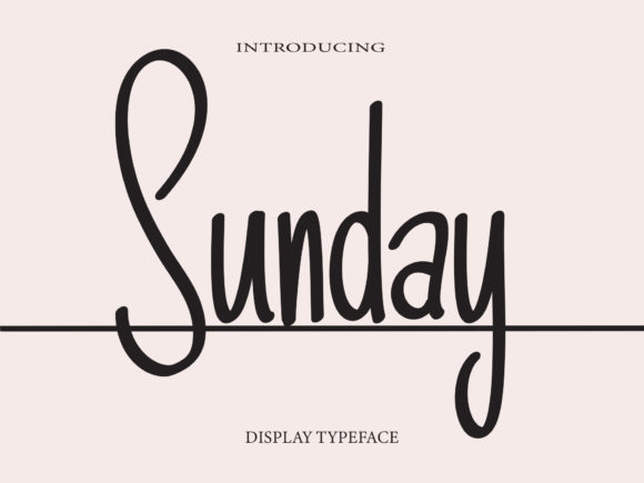 Sunday Font Poster 1