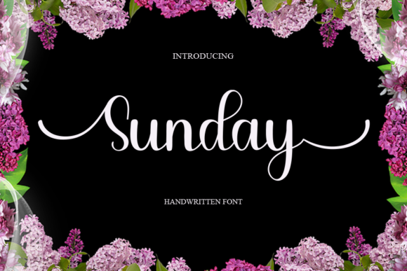 Sunday Font Poster 1