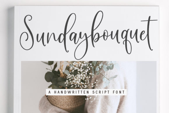 Sunday Bouquet Font Poster 1
