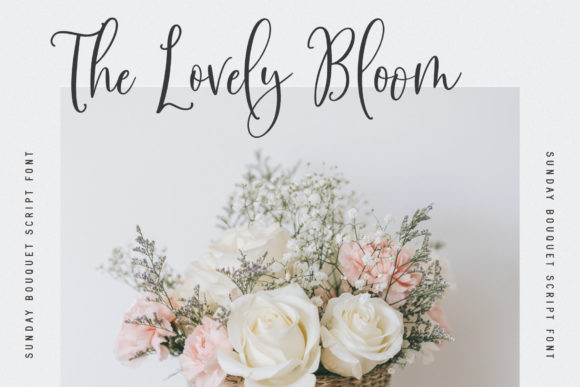 Sunday Bouquet Font Poster 7