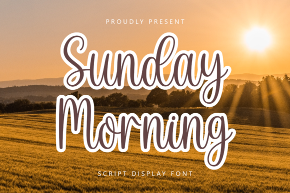 Sunday Morning Font