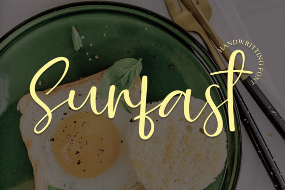 Sunfast Font Poster 1