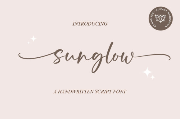 Sunglow Font Poster 1