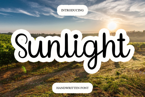 Sunlight Font Poster 1