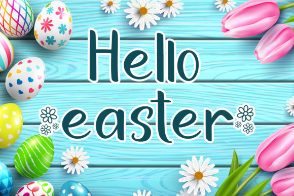 Sunny Easter Font Poster 2