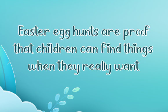 Sunny Easter Font Poster 4