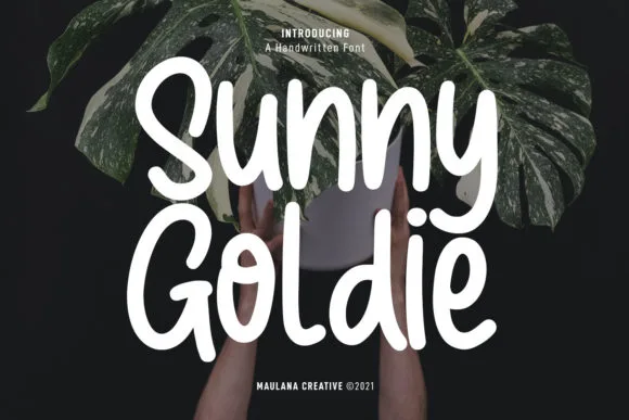 Sunny Goldie Font Poster 1