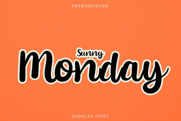 Sunny Monday Font Poster 1