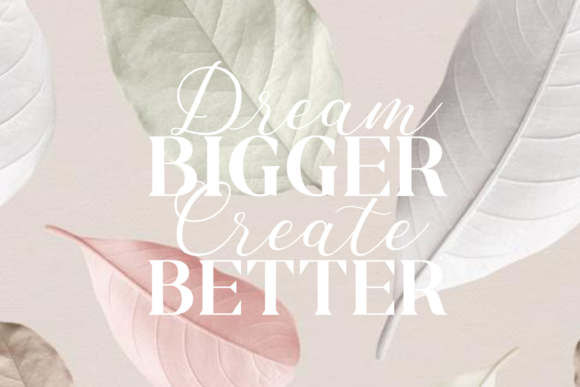 Sunset Beauty Font Poster 2