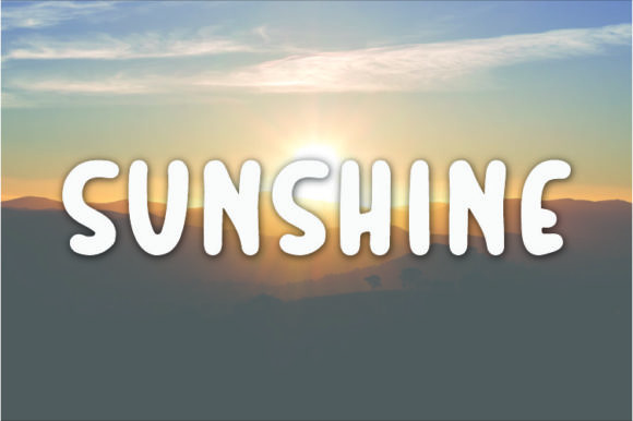 Sunshine Font