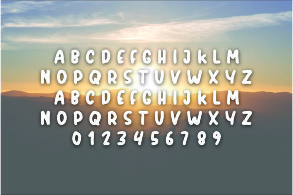 Sunshine Font Poster 2