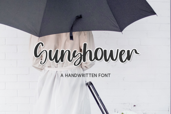 Sunshower Script Font Sunshower Script Font Poster 1