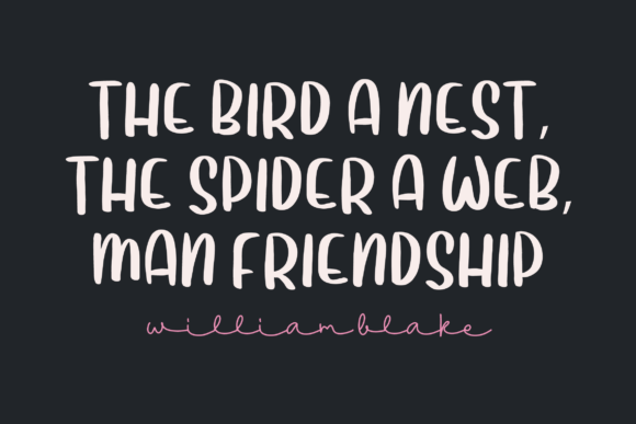 Super Lovely Trio Font Poster 5