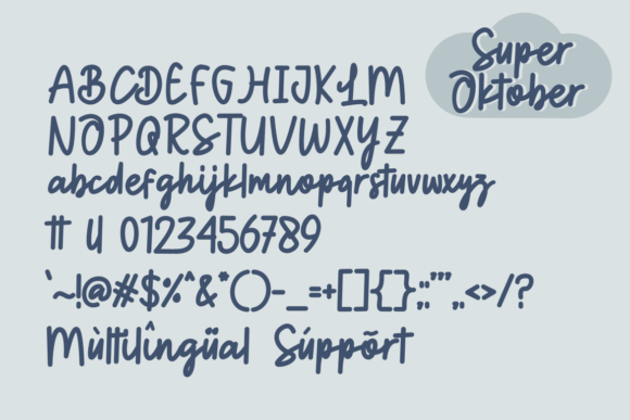 Super Oktober Font Poster 5