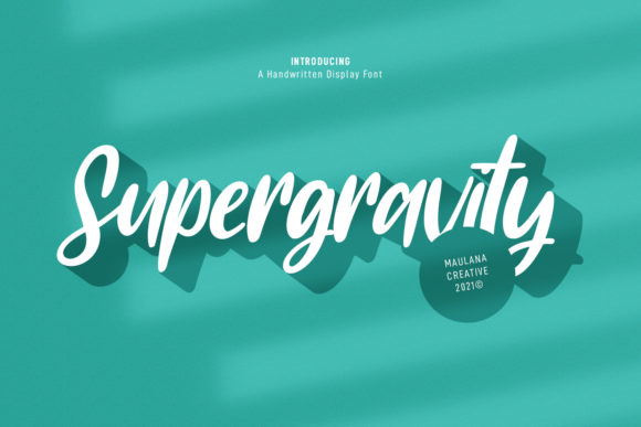 Supergravity Font