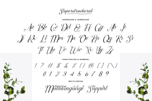 Superstructural Font Poster 4