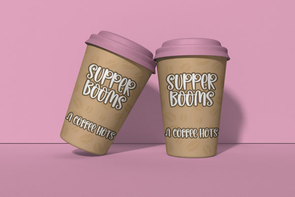 Supper Booms Font Poster 2