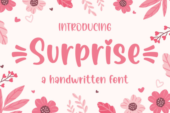 Surprise Font Poster 1