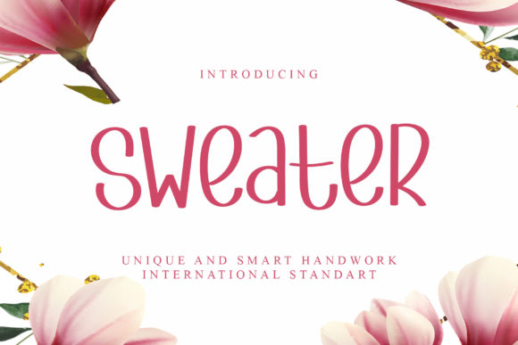 Sweater Font Poster 1