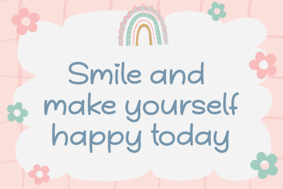 Sweet and Cute Font Poster 2