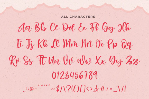 Sweet Bianca Font Poster 8