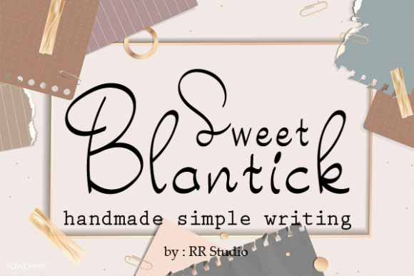 Sweet Blantick Font