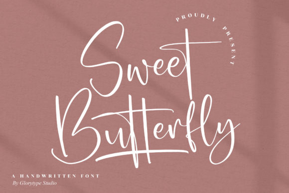 Sweet Butterfly Font Poster 1