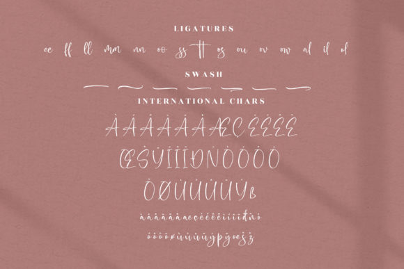 Sweet Butterfly Font Poster 14