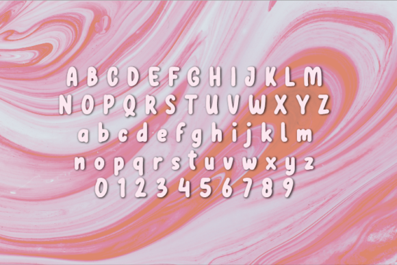 Sweet Candy Font Poster 2