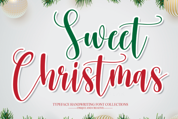 Sweet Christmas Font Poster 1