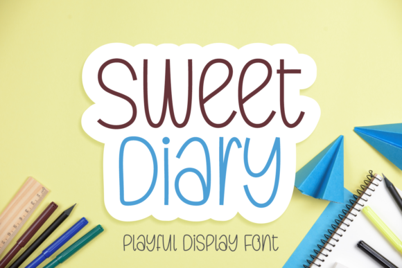 Sweet Diary Font Poster 1
