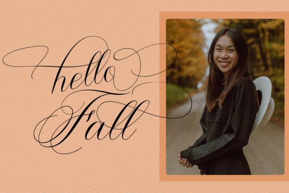 Sweet Flourishing Font Poster 3