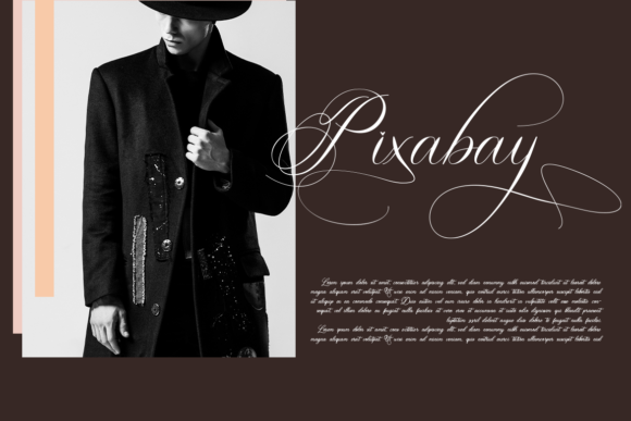 Sweet Flourishing Font Poster 6