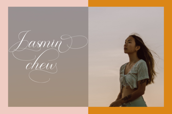 Sweet Flourishing Font Poster 8