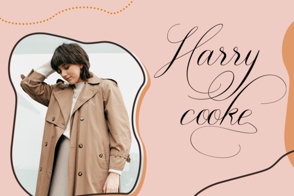 Sweet Flourishing Font Poster 9