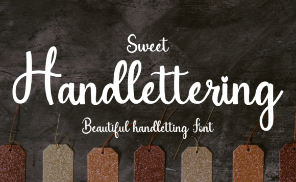 Sweet Handlettering Font Poster 1