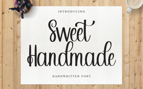 Sweet Handmade Font Poster 1