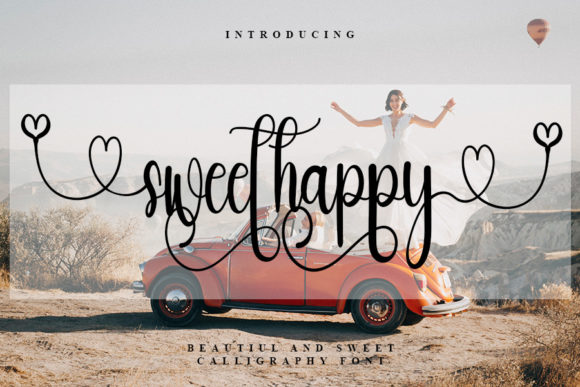 Sweet Happy Font Poster 1