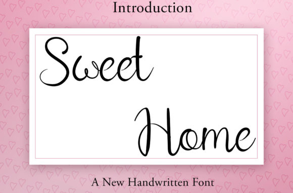 Sweet Home Font Poster 1