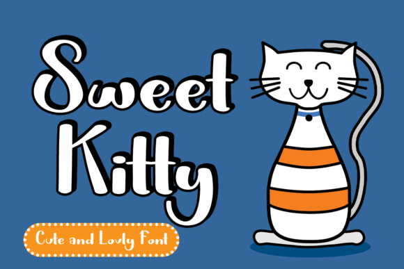Sweet Kitty Font Poster 1