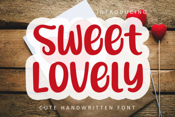 Sweet Lovely Font Poster 1