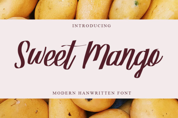 Sweet Mango Font Poster 1
