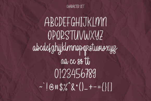 Sweet Peanuts Font Poster 8
