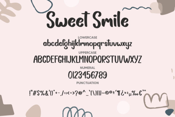 Sweet Smile Font Poster 6