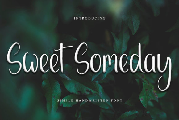 Sweet Someday Font Poster 1